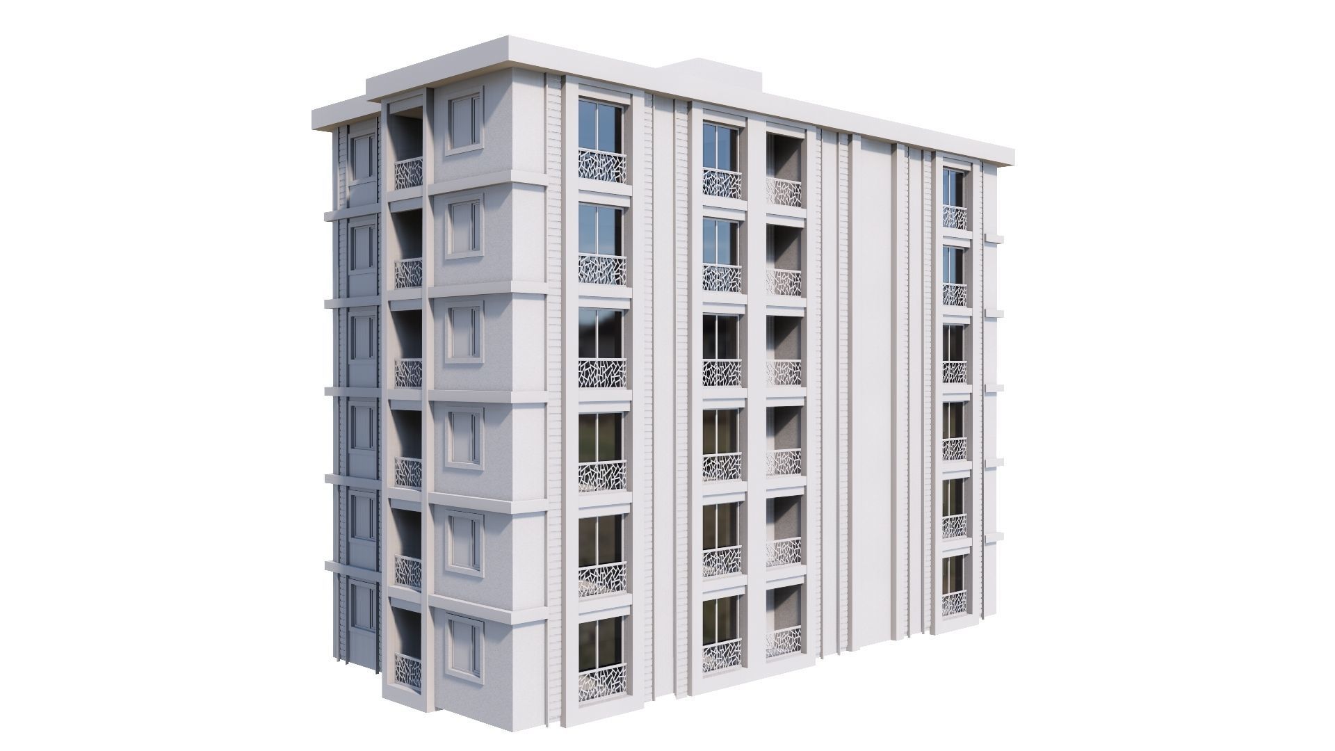 HOUSE 148 Low-poly 3D model_46