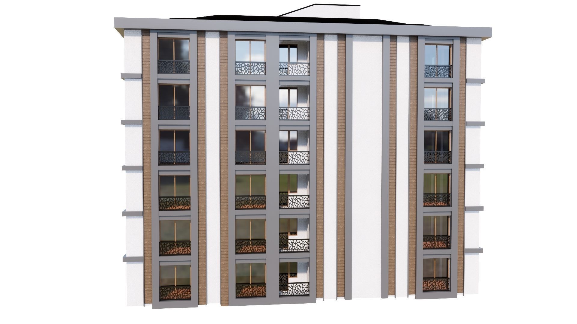 HOUSE 148 Low-poly 3D model_33