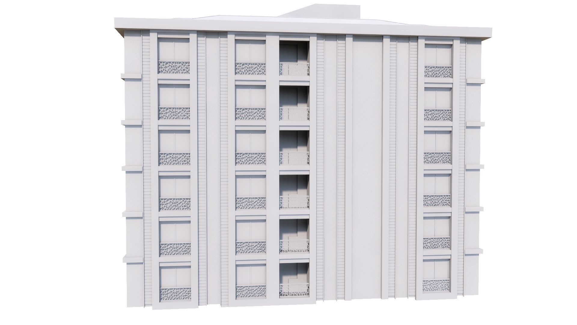 HOUSE 148 Low-poly 3D model_57