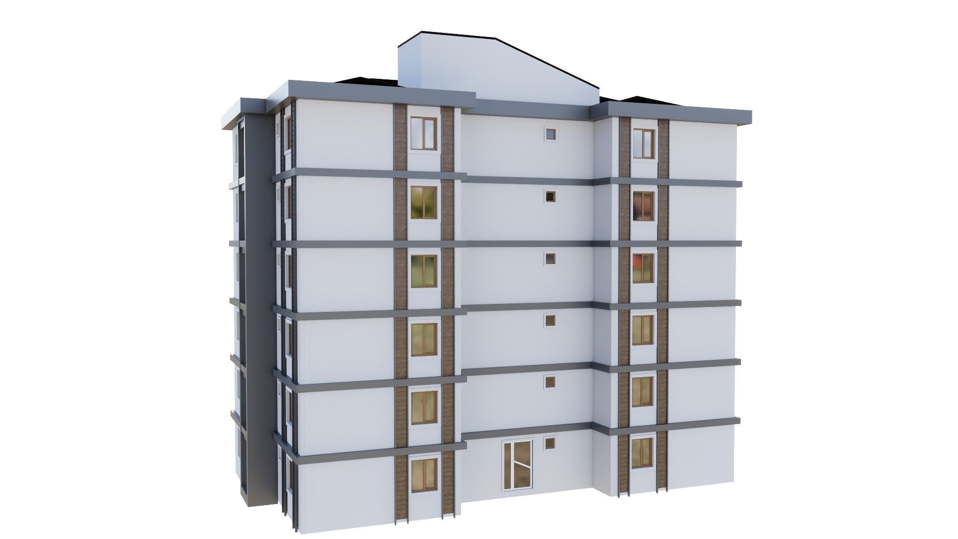 HOUSE 148 Low-poly 3D model_21