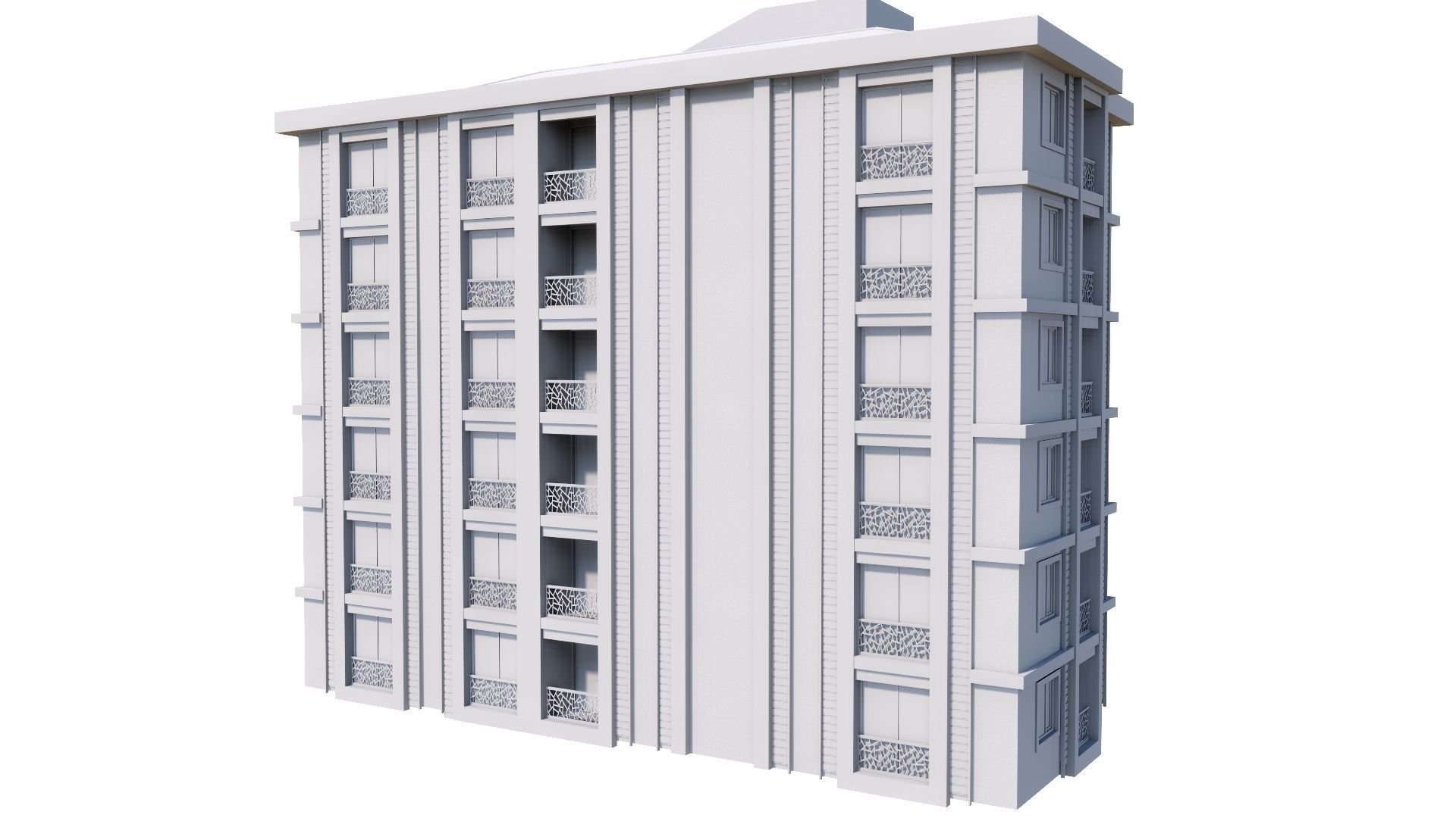 HOUSE 148 Low-poly 3D model_64