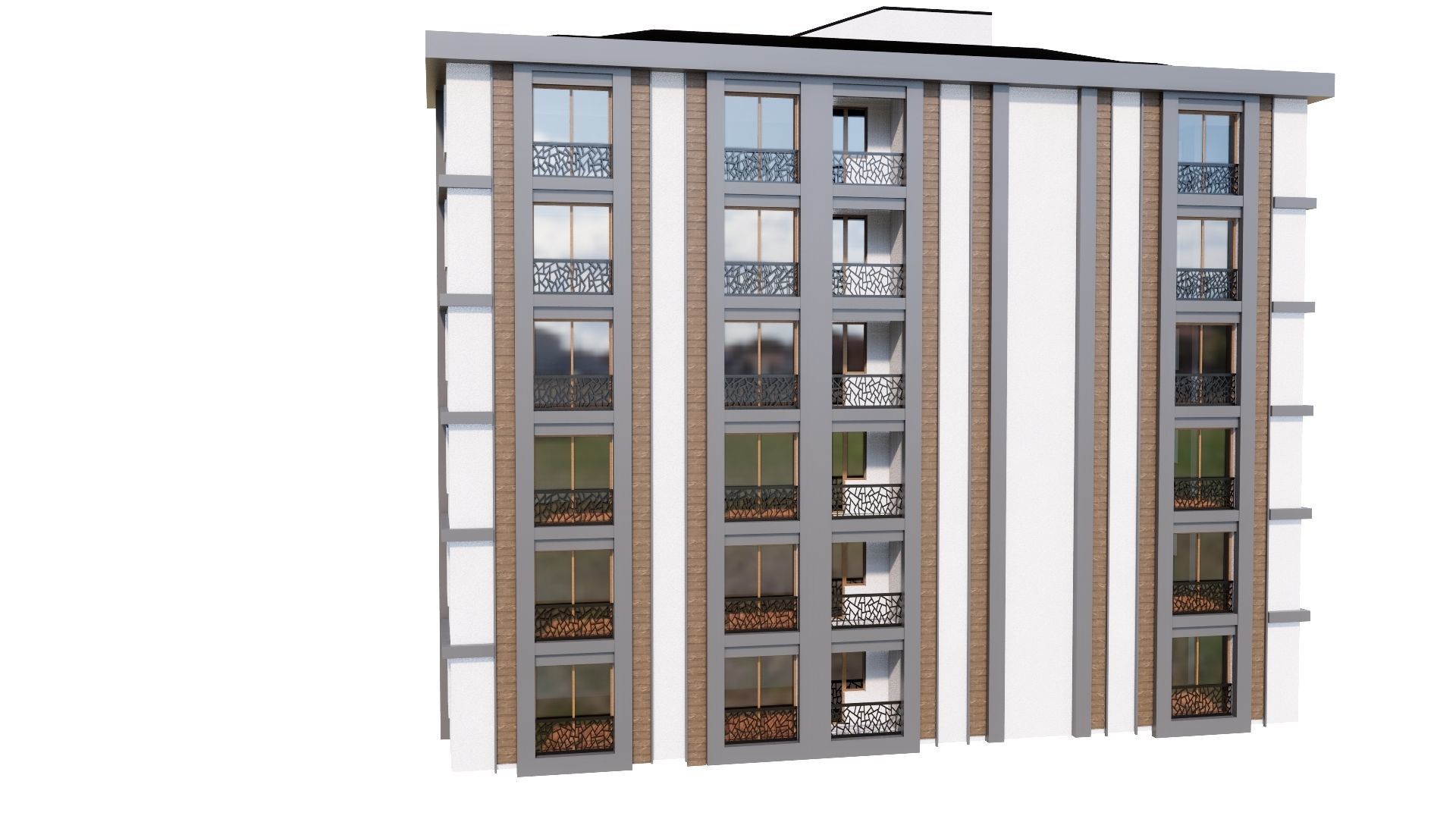 HOUSE 148 Low-poly 3D model_32