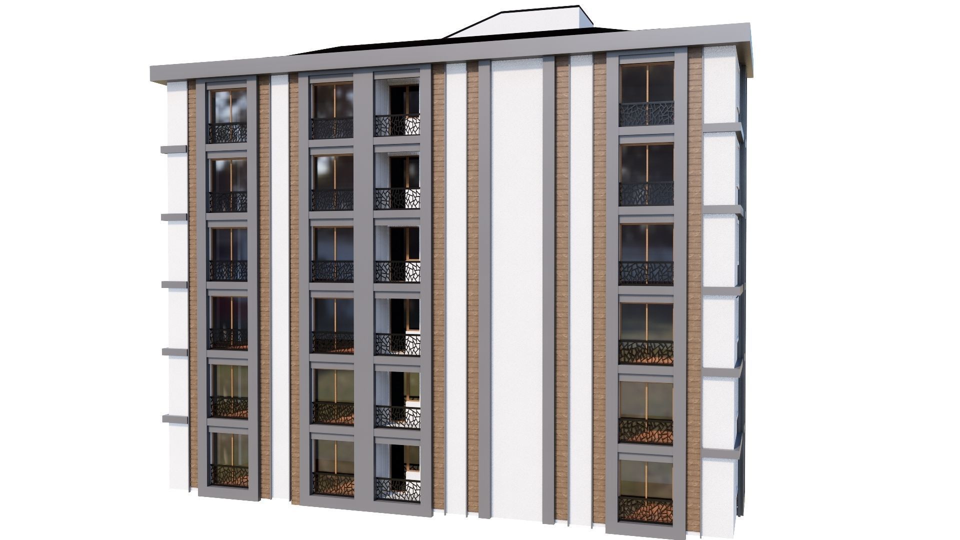 HOUSE 148 Low-poly 3D model_38