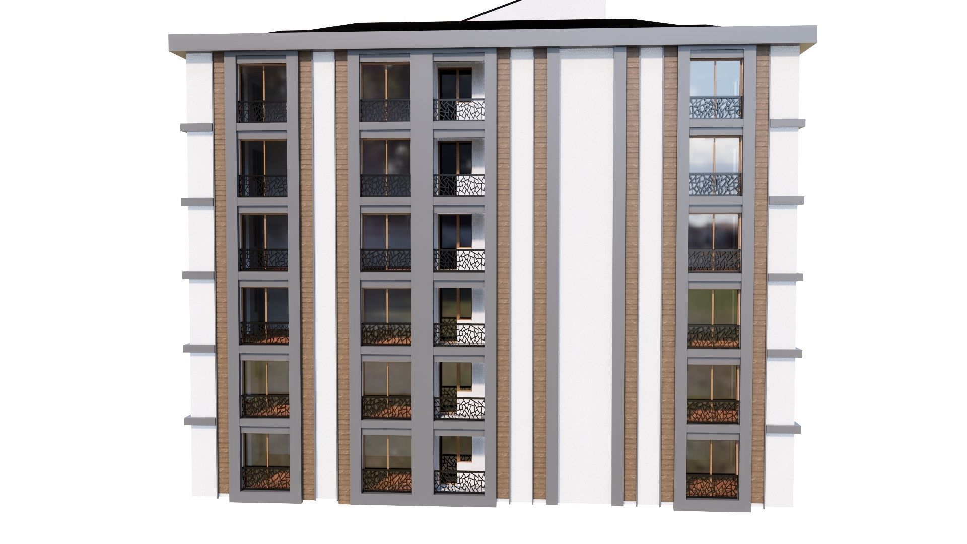 HOUSE 148 Low-poly 3D model_36