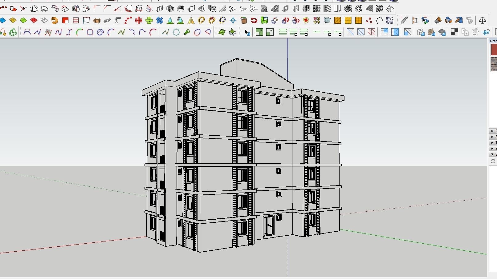 HOUSE 148 Low-poly 3D model_5