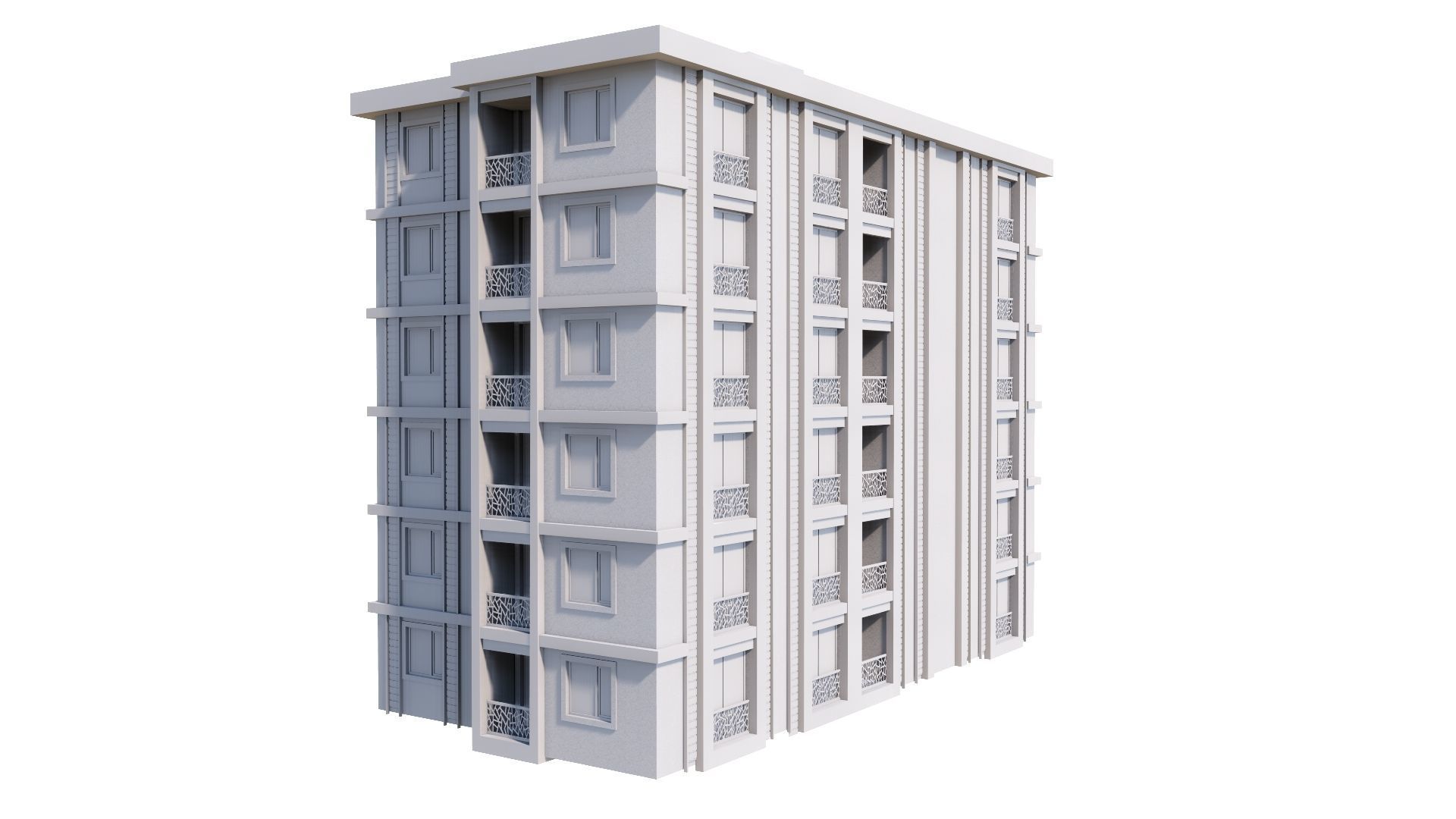 HOUSE 148 Low-poly 3D model_47