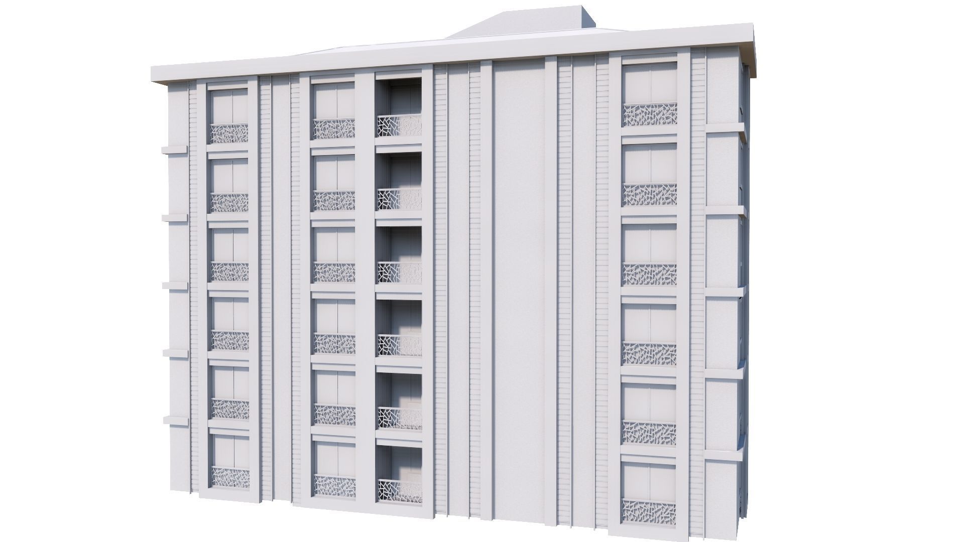 HOUSE 148 Low-poly 3D model_62