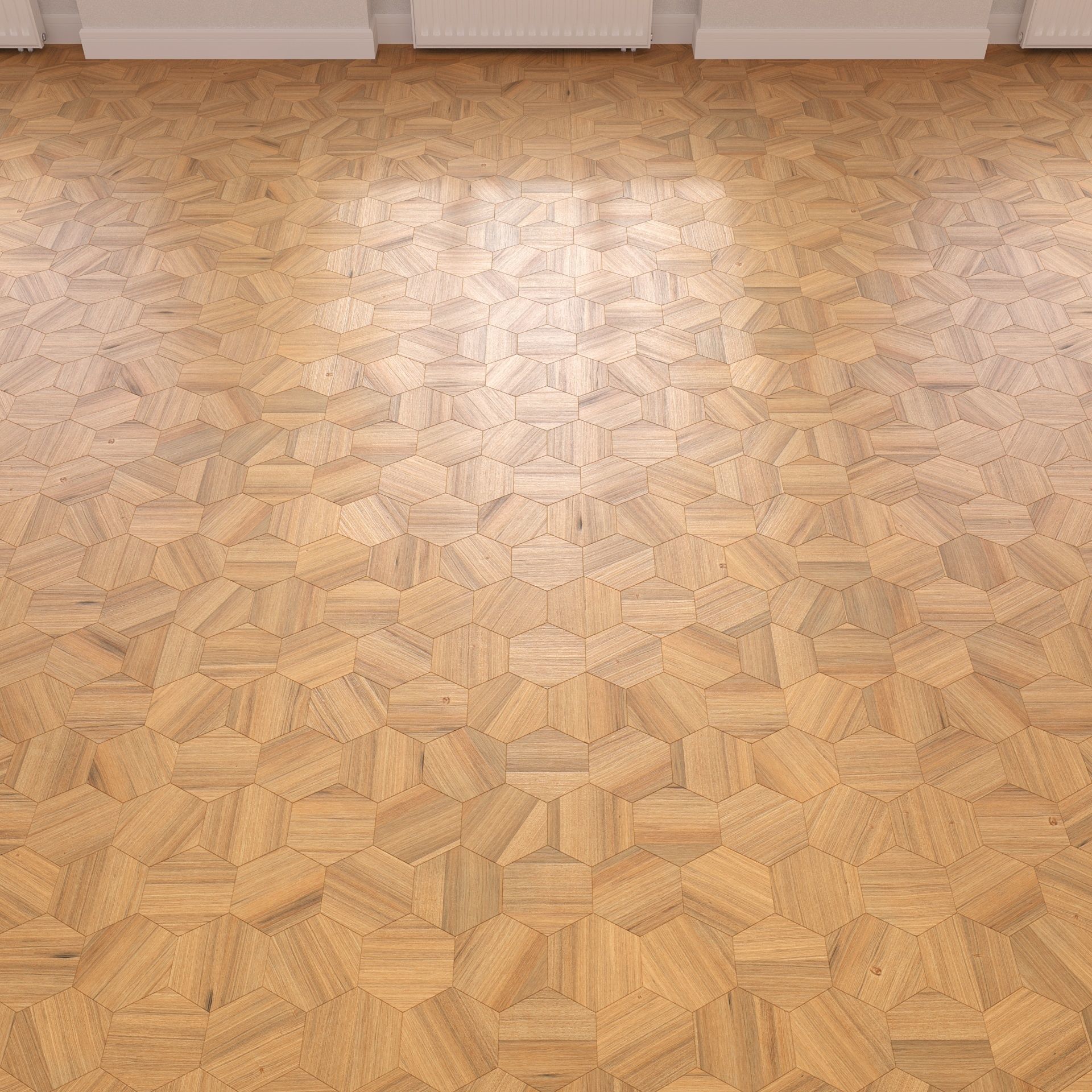Parquet - Laminate - Wooden floor 2 in 1 Low-poly 3D model_4