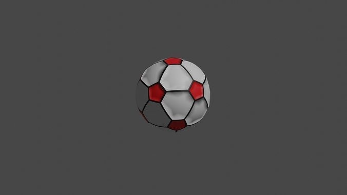 ball 3d Low-poly 3D model
