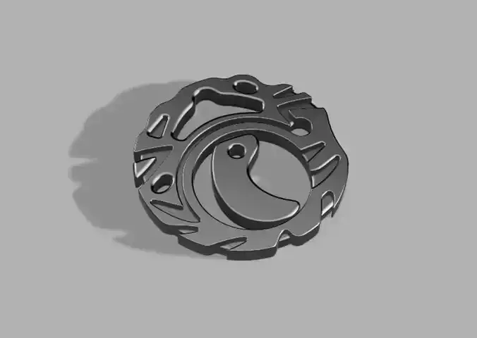 Lara Croft necklace medallion