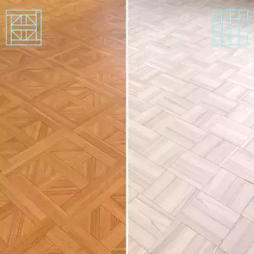 Parquet - Laminate - Wooden floor 2 in 1