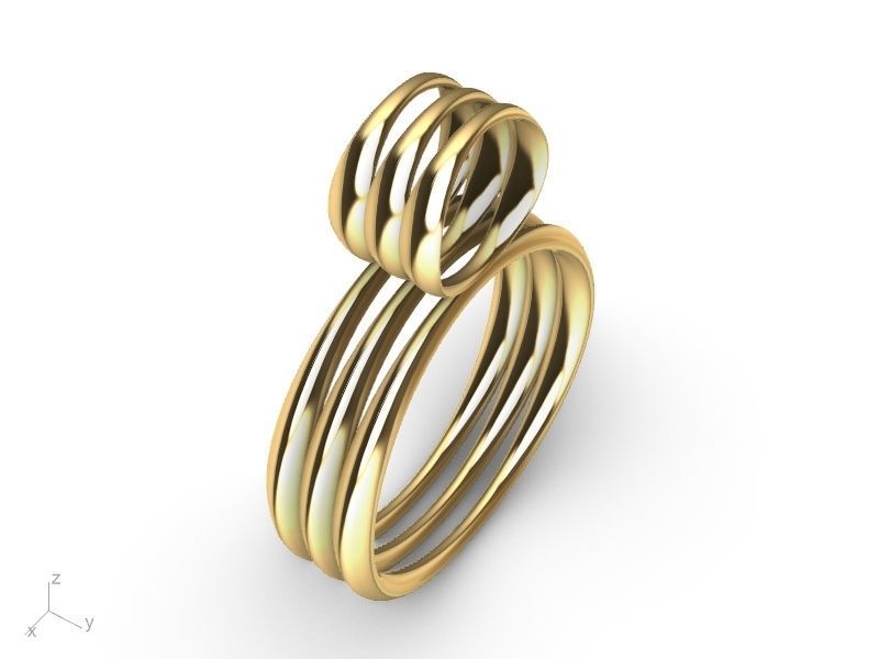rings ring stl verified 3D print model_1