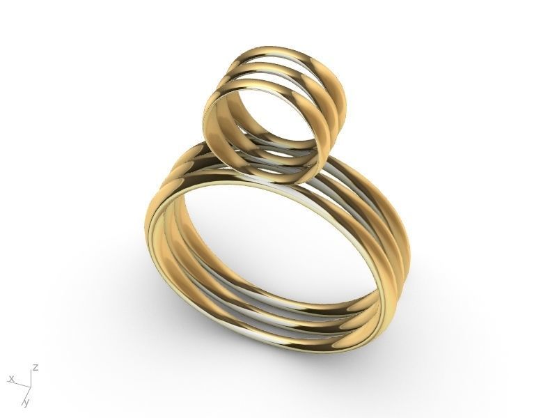 rings ring stl verified 3D print model_2