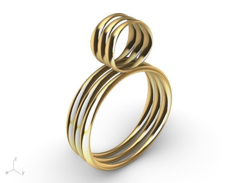 rings ring stl verified 3D print model_9