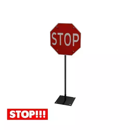 Stop sign model