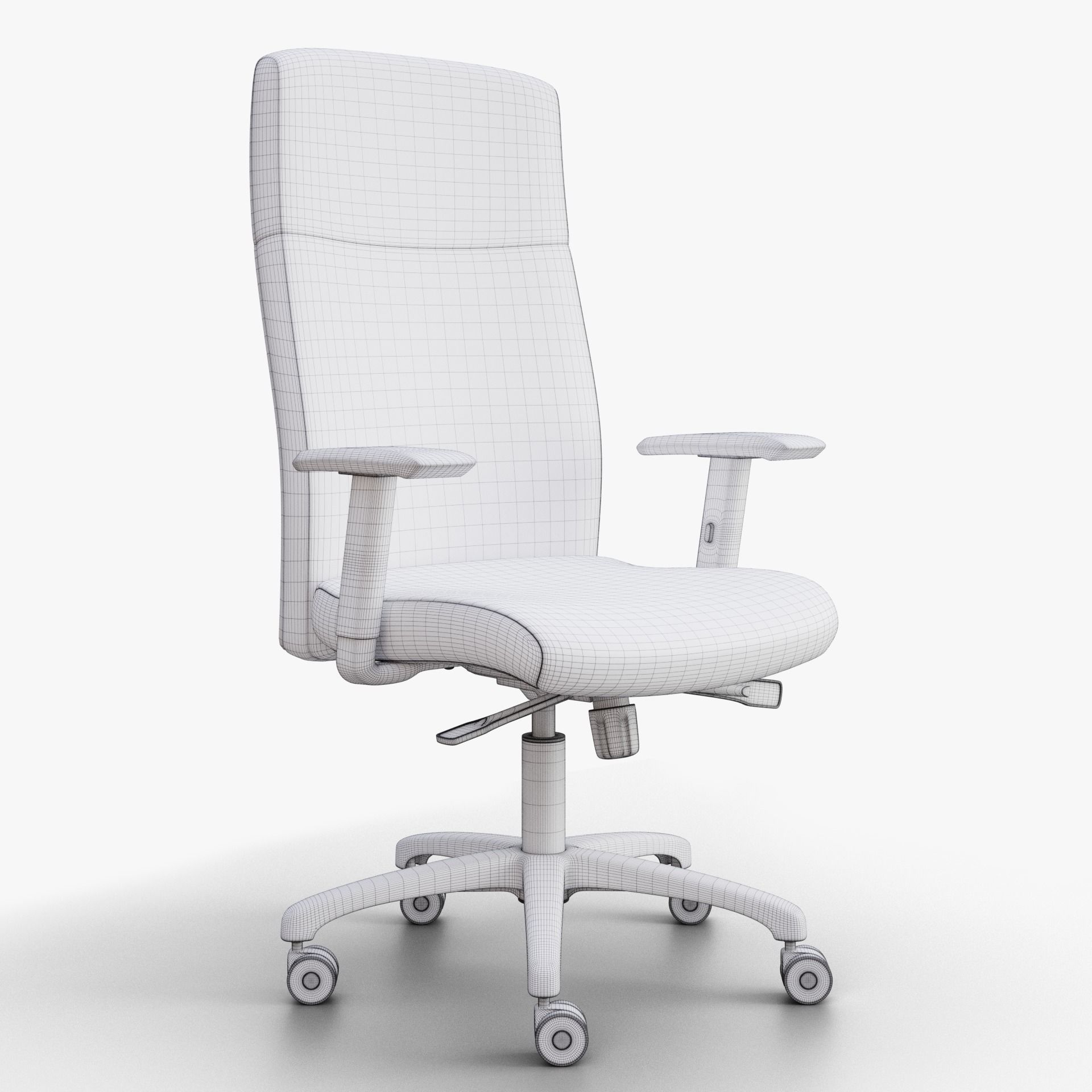 Office chair 3D model_7