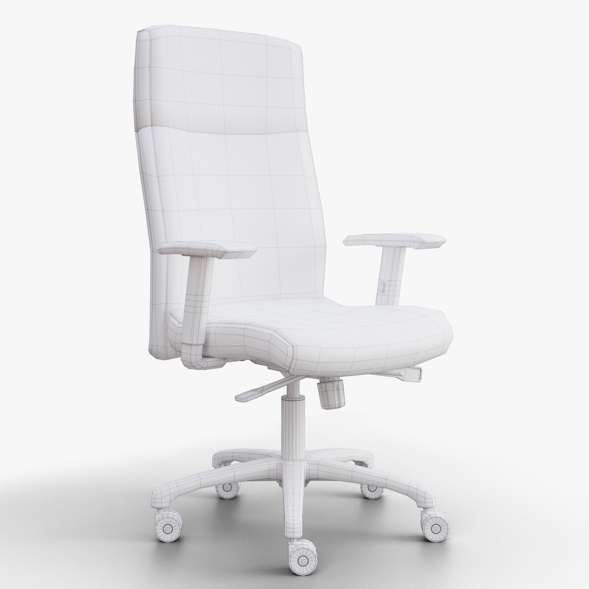 Office chair 3D model_9