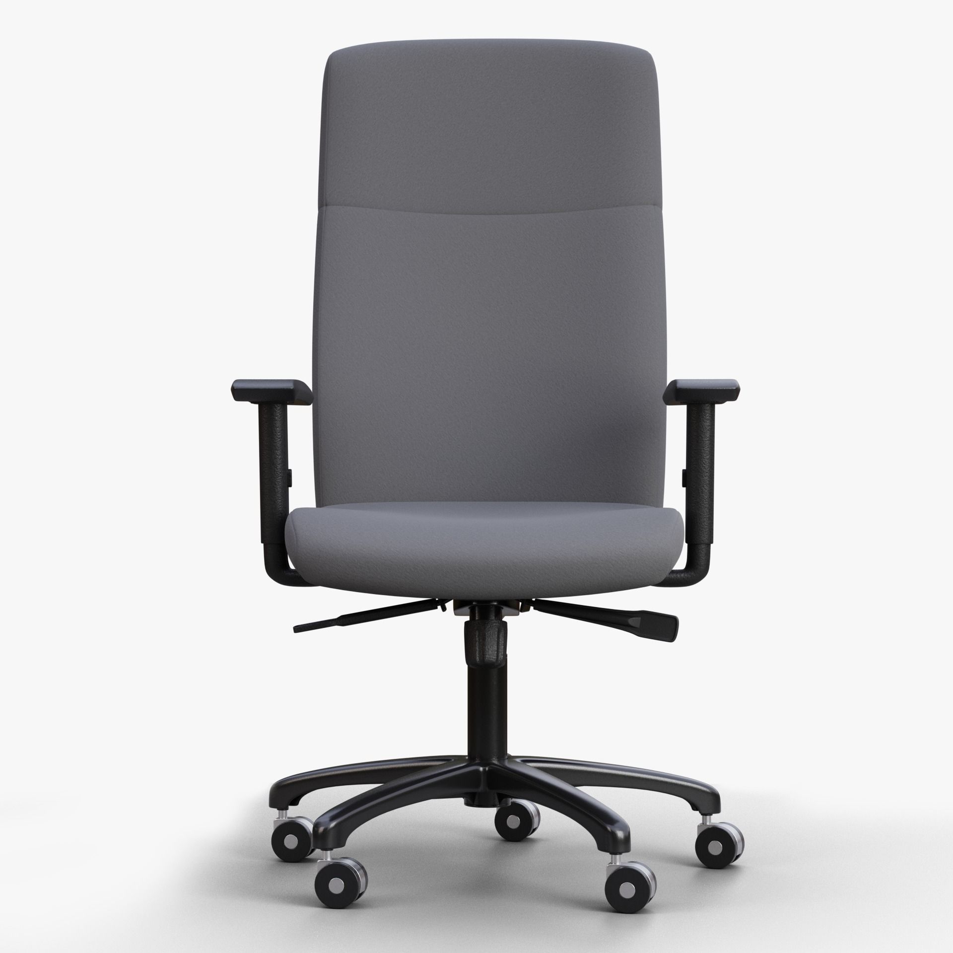 Office chair 3D model_3