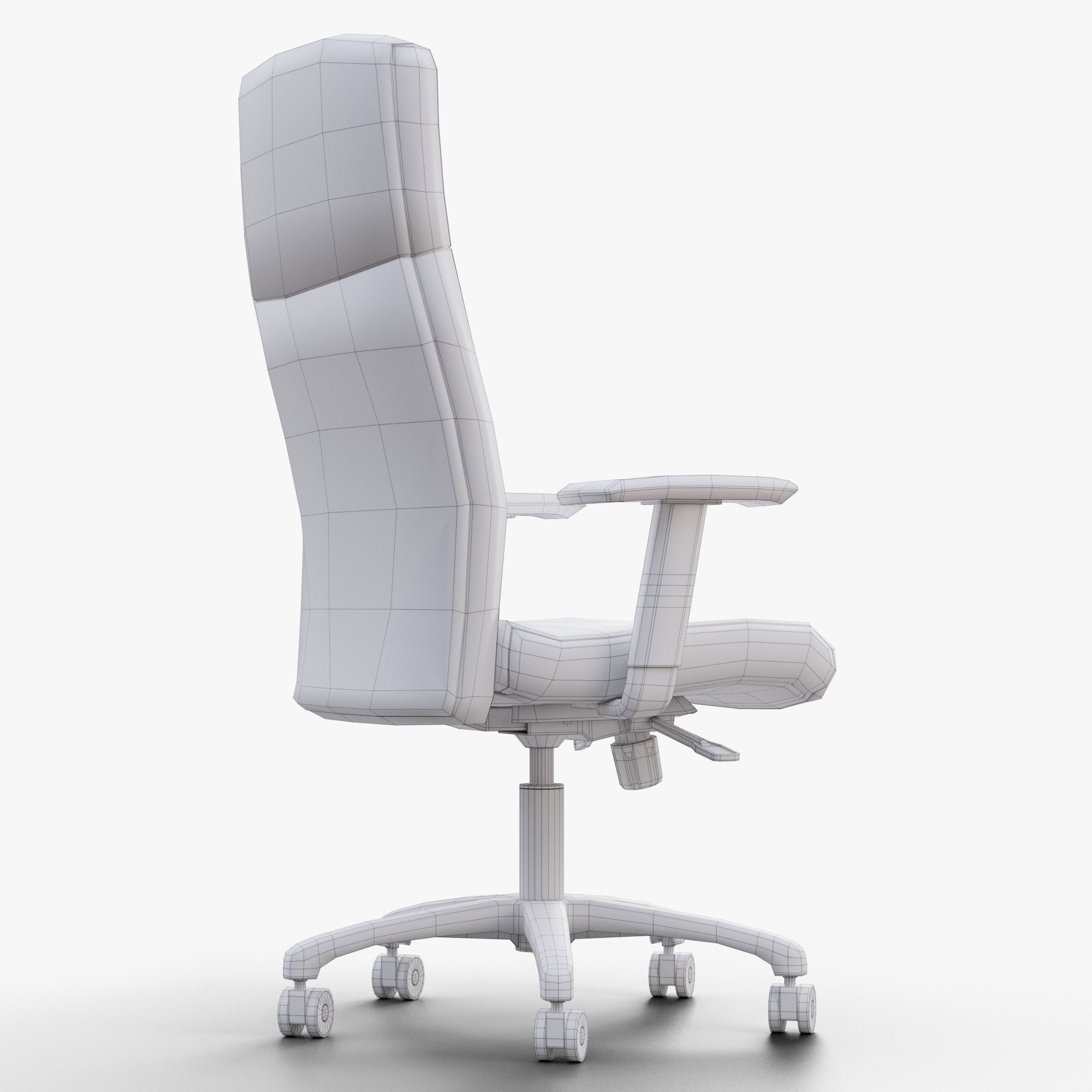 Office chair 3D model_12