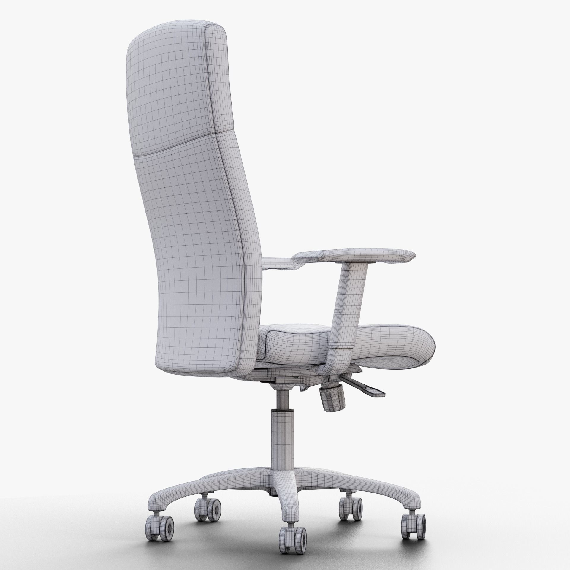 Office chair 3D model_10