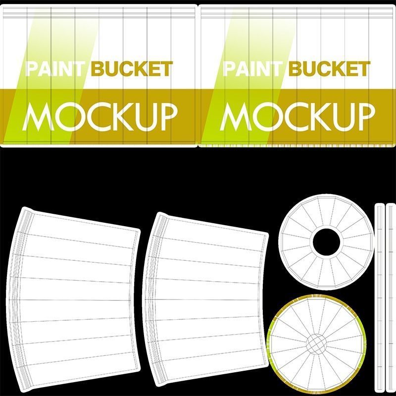 Paint Bucket 3D model_19