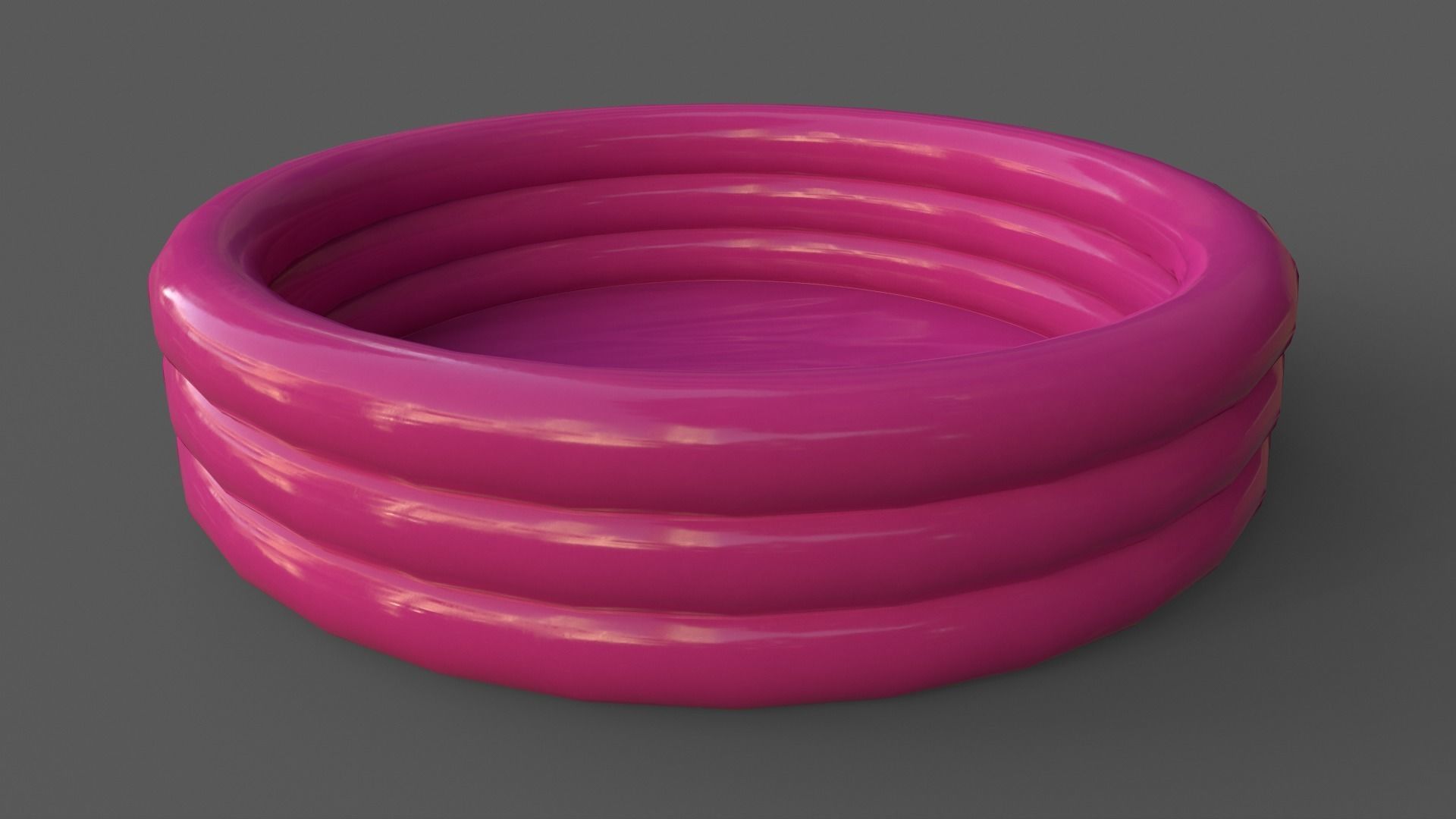 PBR Beach Ball and Inflatable Swimming Pool Low-poly 3D model_40