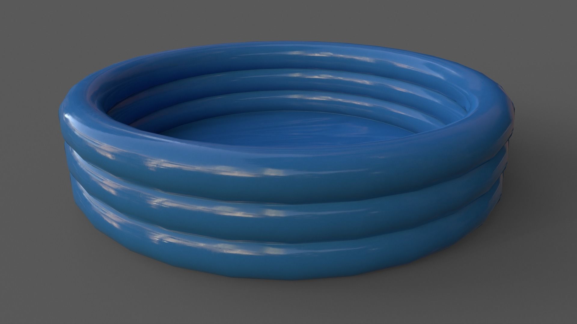 PBR Beach Ball and Inflatable Swimming Pool Low-poly 3D model_41