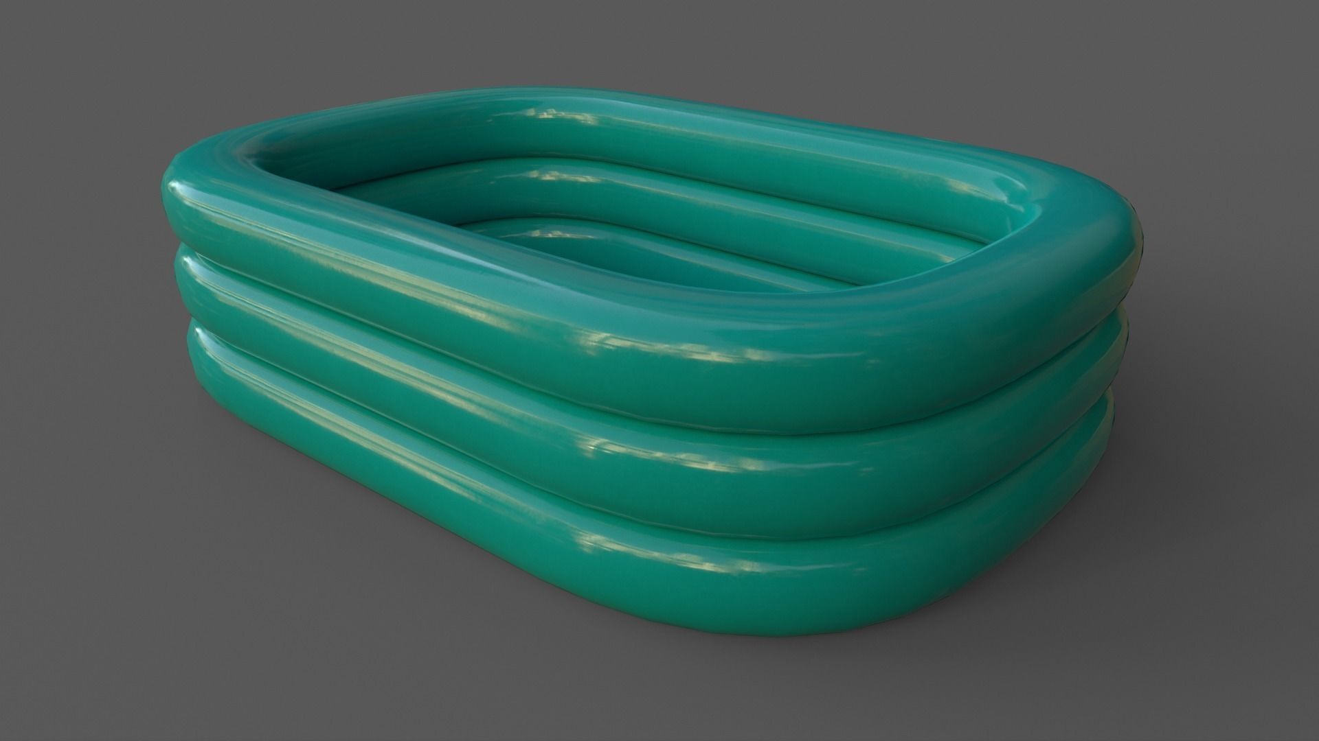 PBR Beach Ball and Inflatable Swimming Pool Low-poly 3D model_23