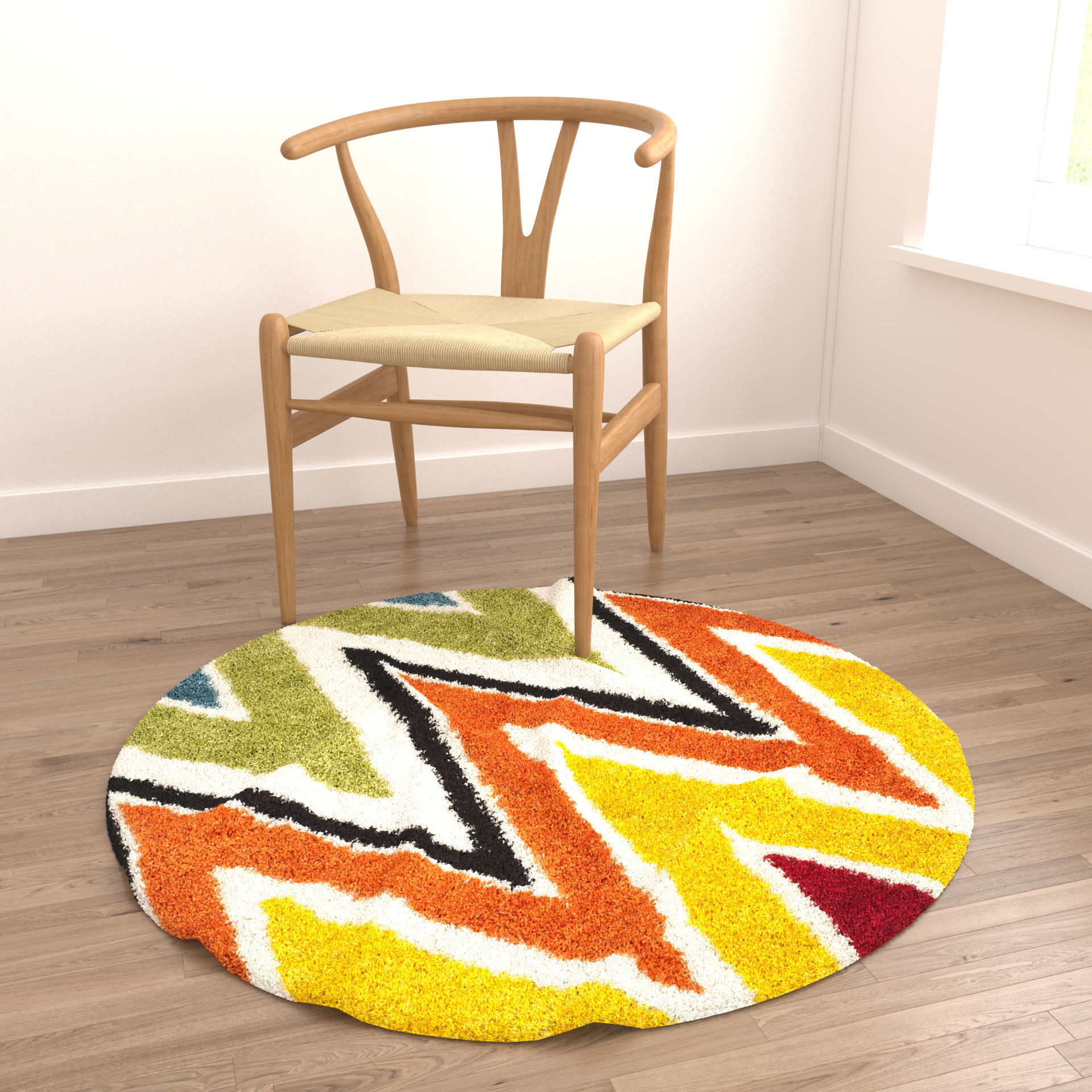 Rugs No 641 Low-poly 3D model_4