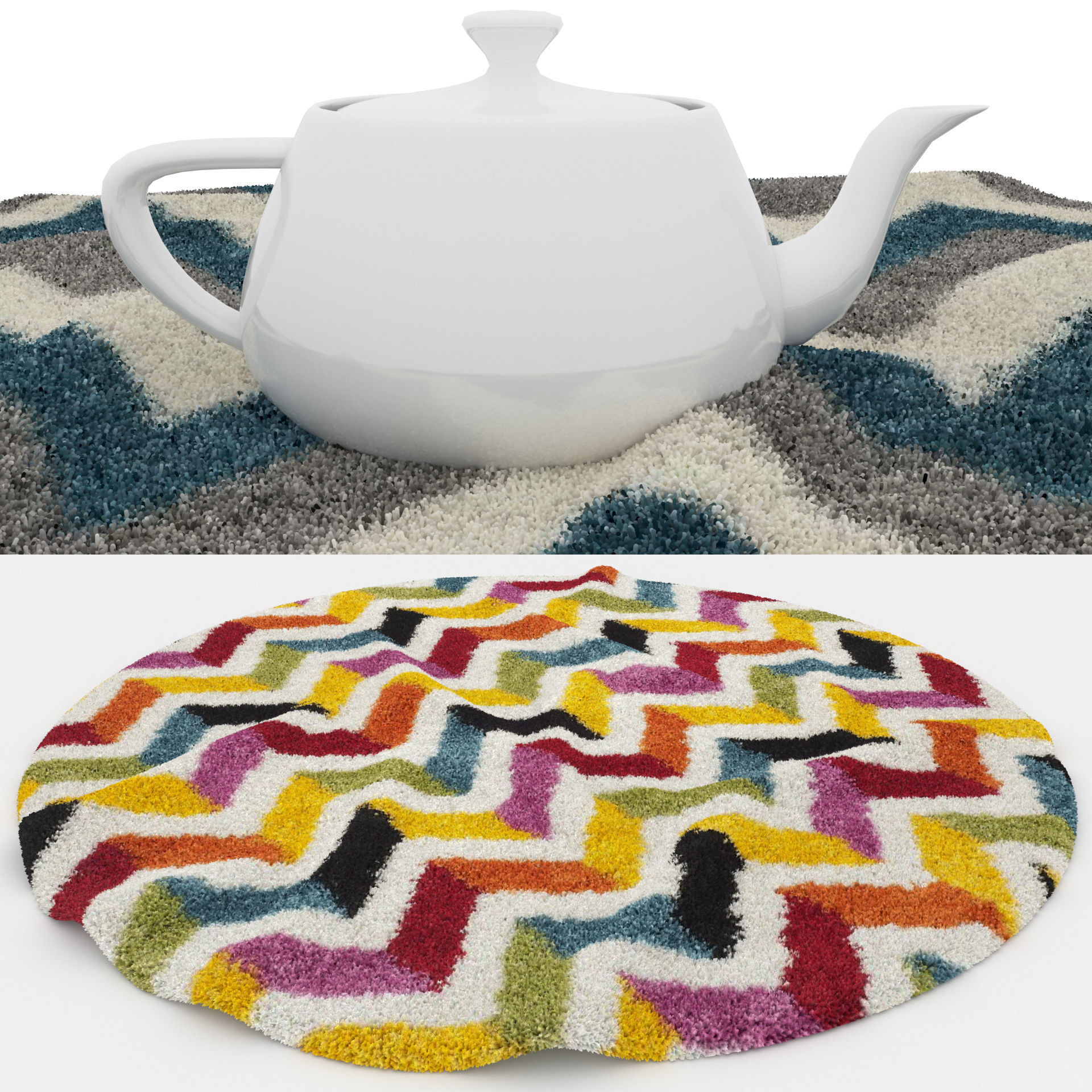 Rugs No 641 Low-poly 3D model_1