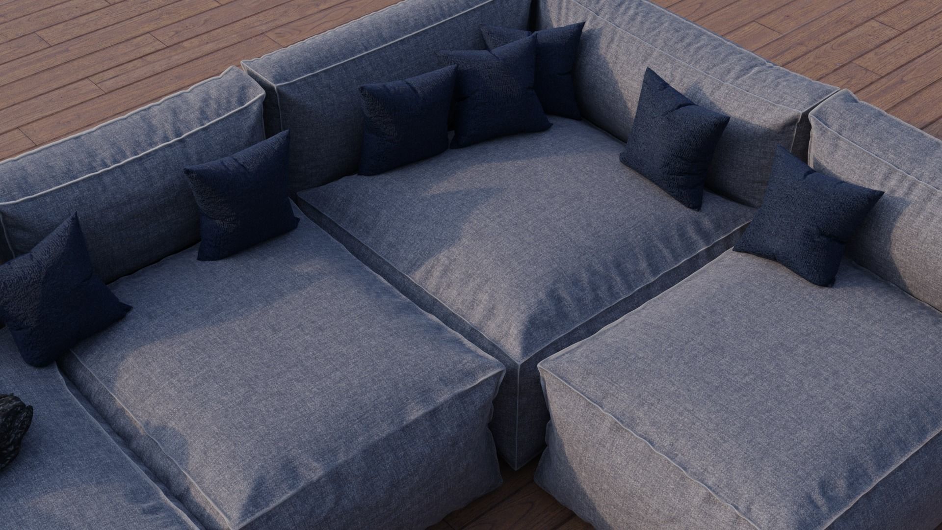 Sofa interioir 3D model_1