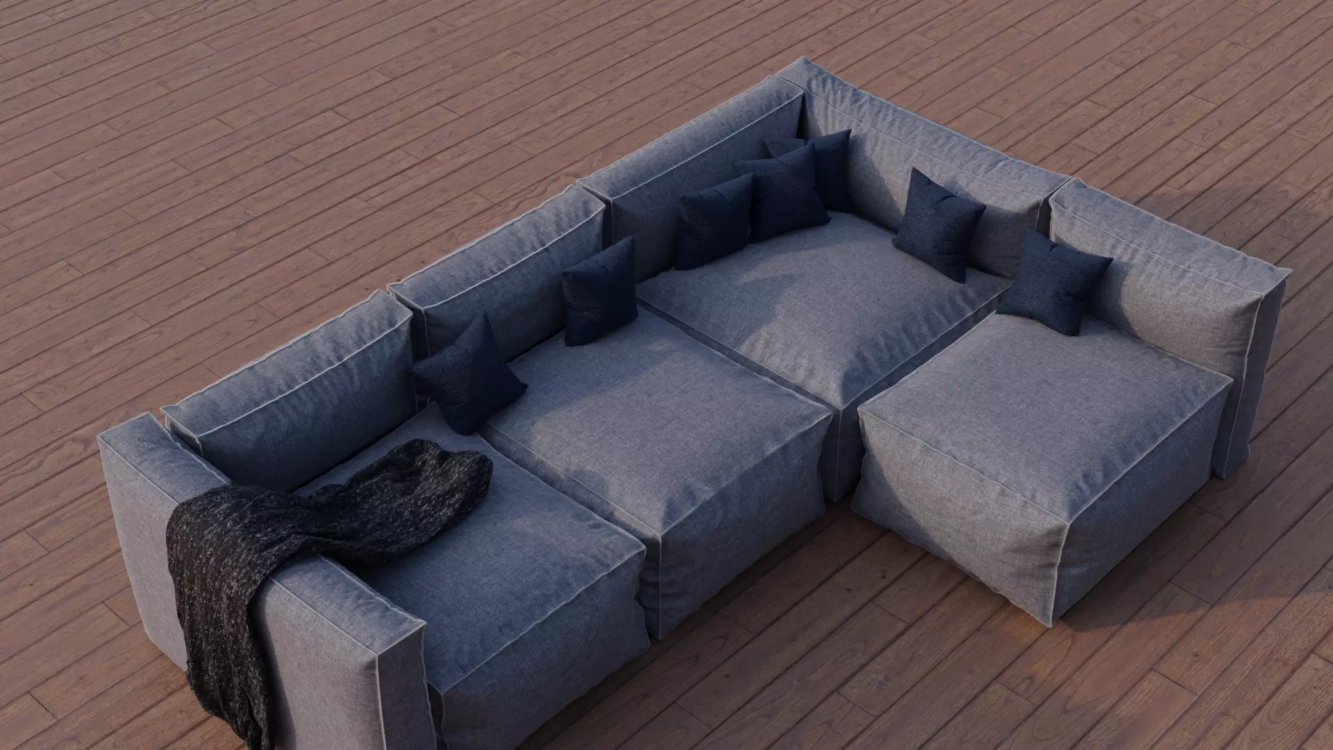 Sofa interioir 3D model_0