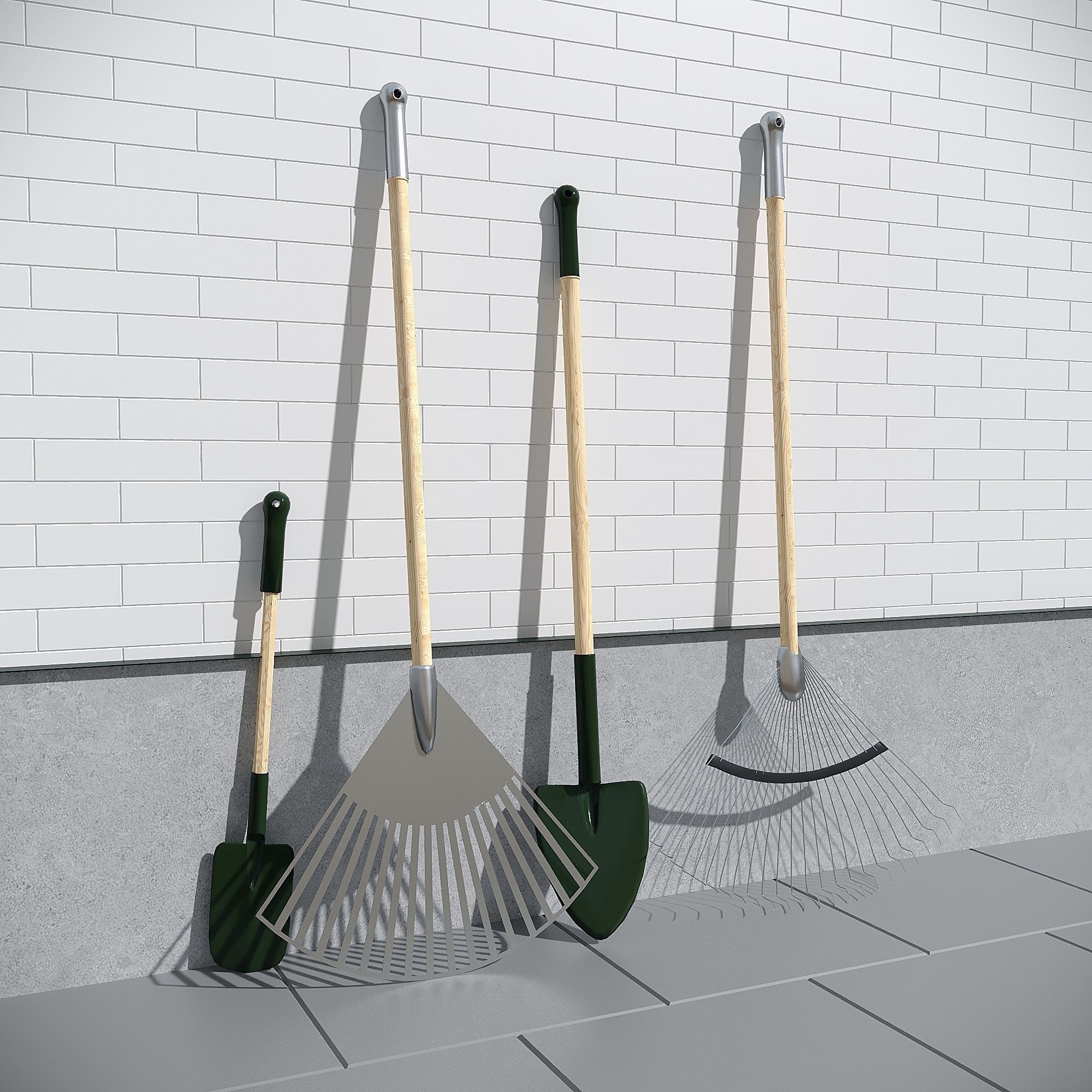 garden assets  3D model_1