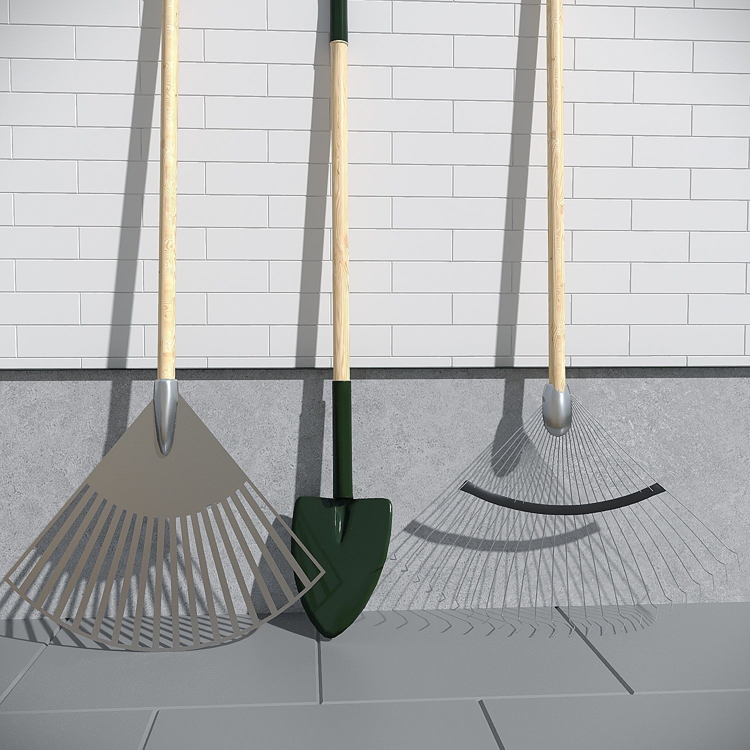 garden assets  3D model_4