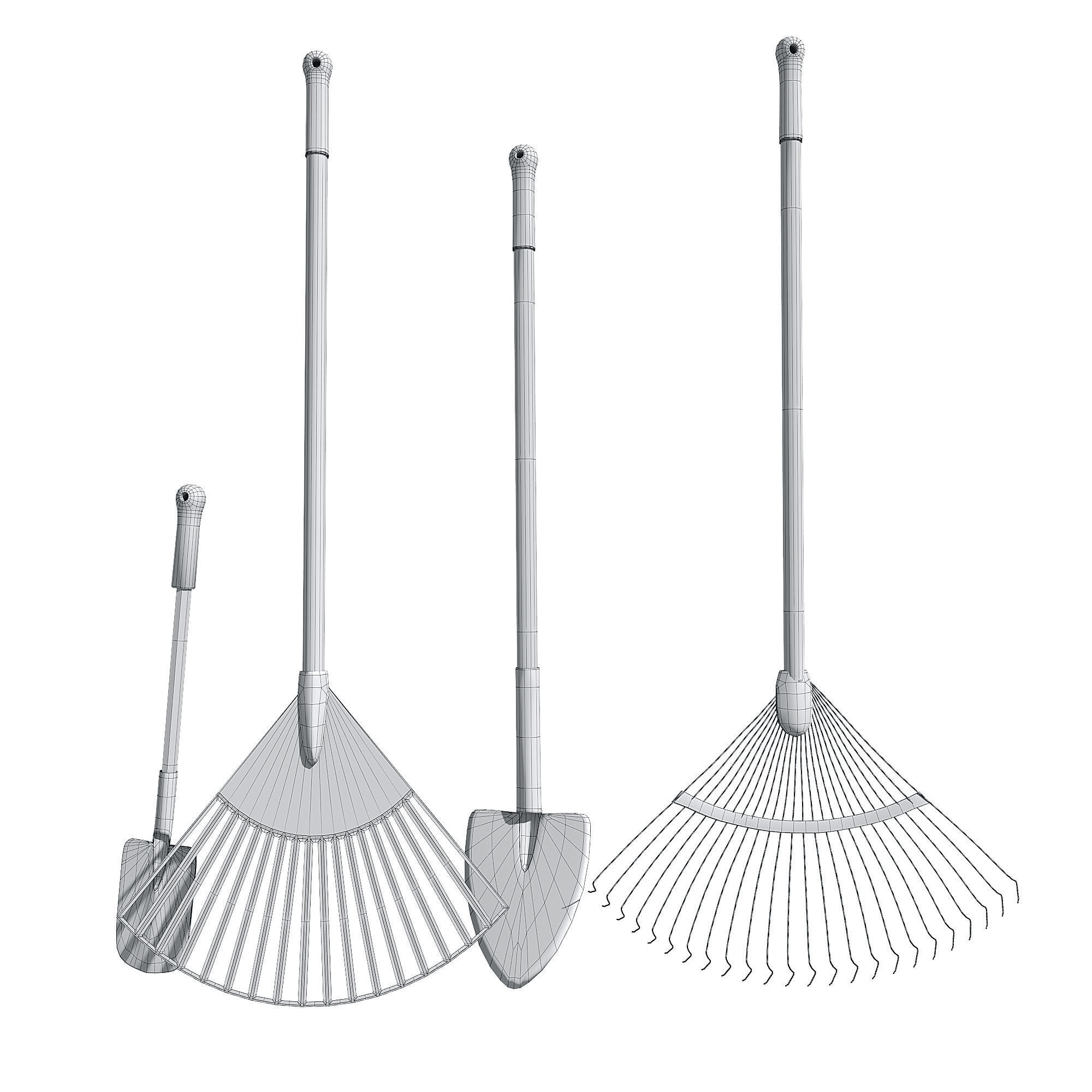 garden assets  3D model_5