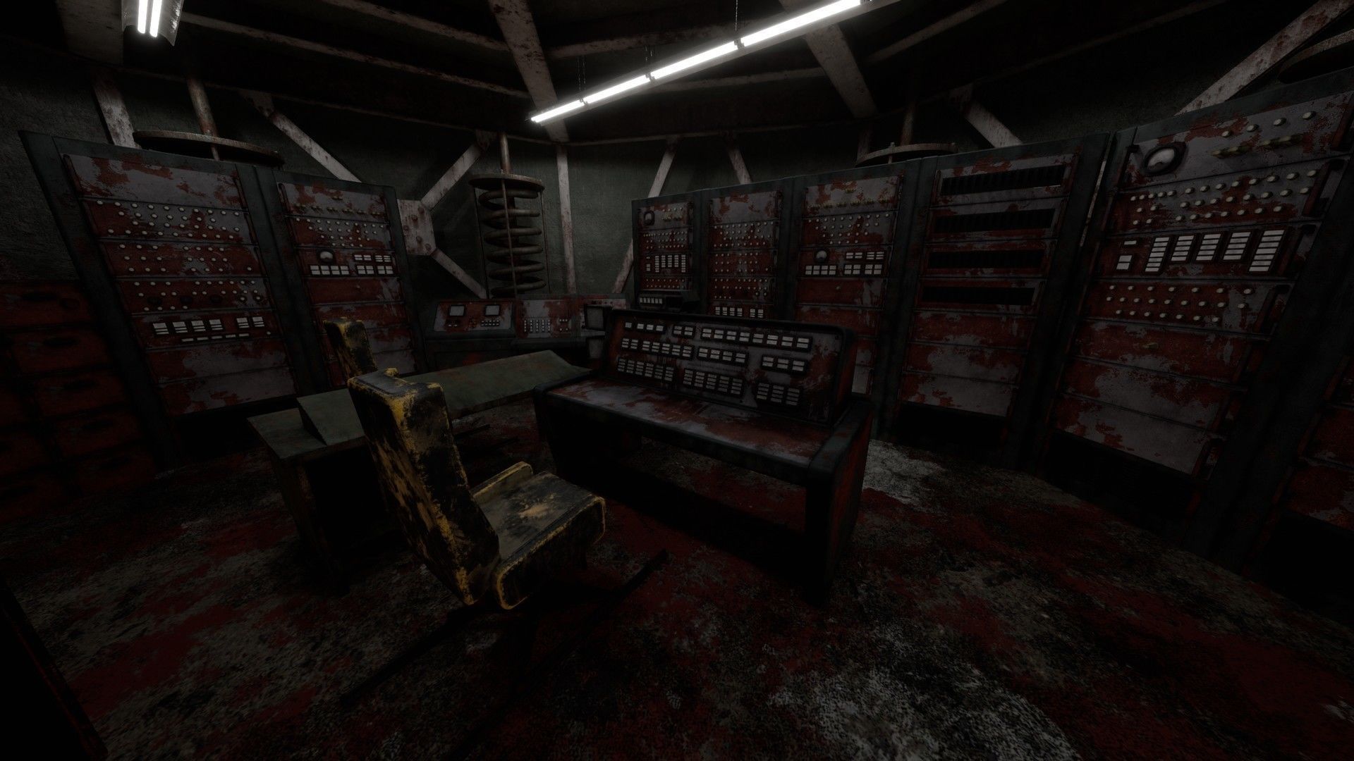 Nuclear Missile Launch Bunker - Environment Low-poly 3D model_12