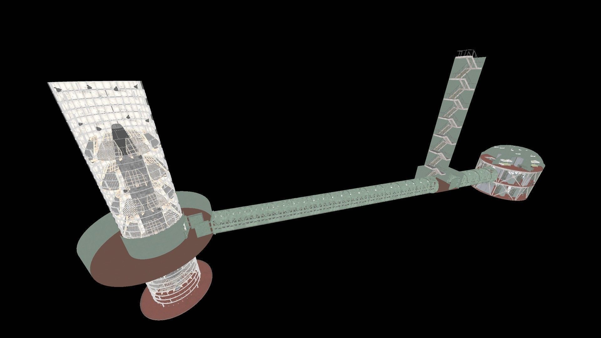 Nuclear Missile Launch Bunker - Environment Low-poly 3D model_9