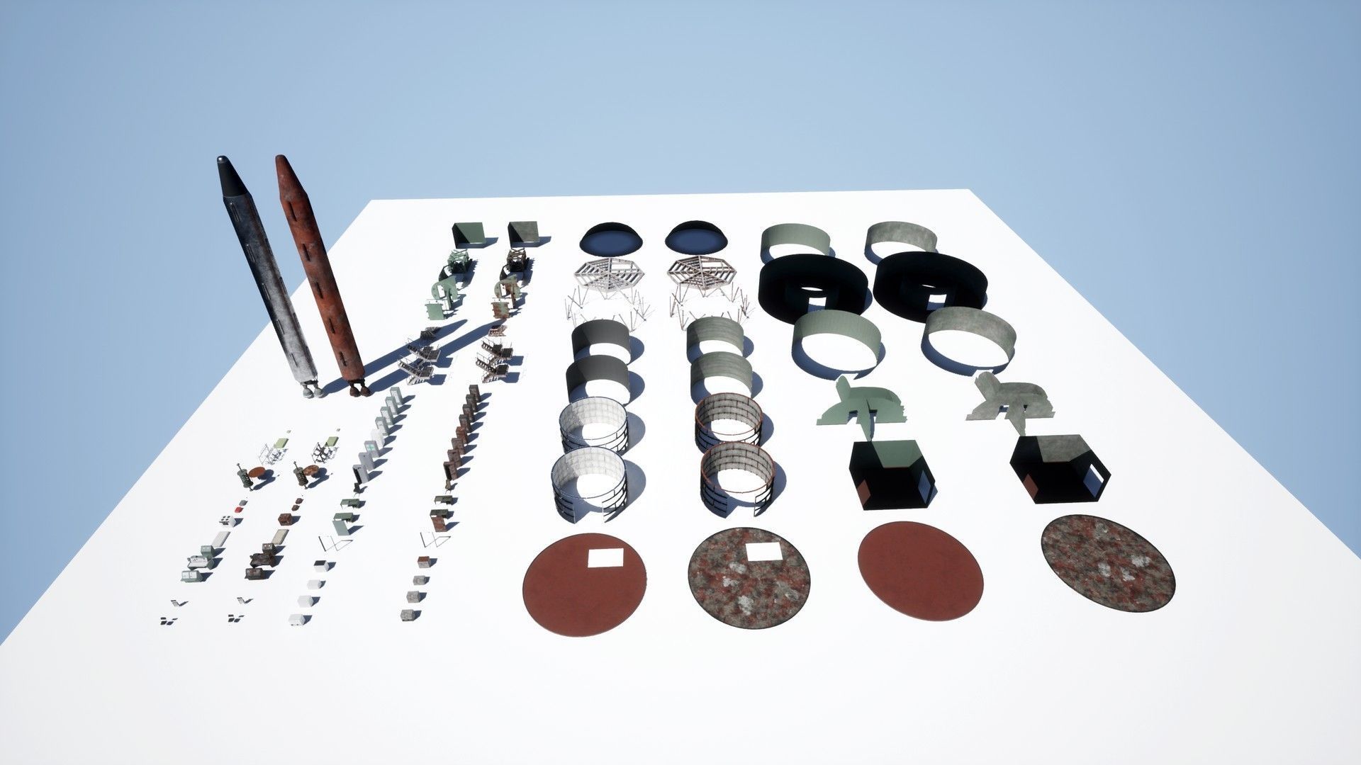 Nuclear Missile Launch Bunker - Environment Low-poly 3D model_18