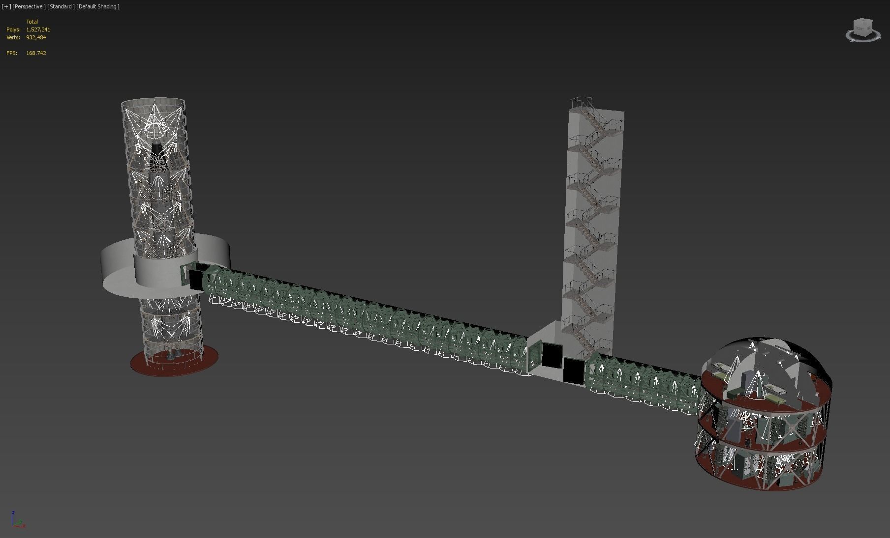 Nuclear Missile Launch Bunker - Environment Low-poly 3D model_8