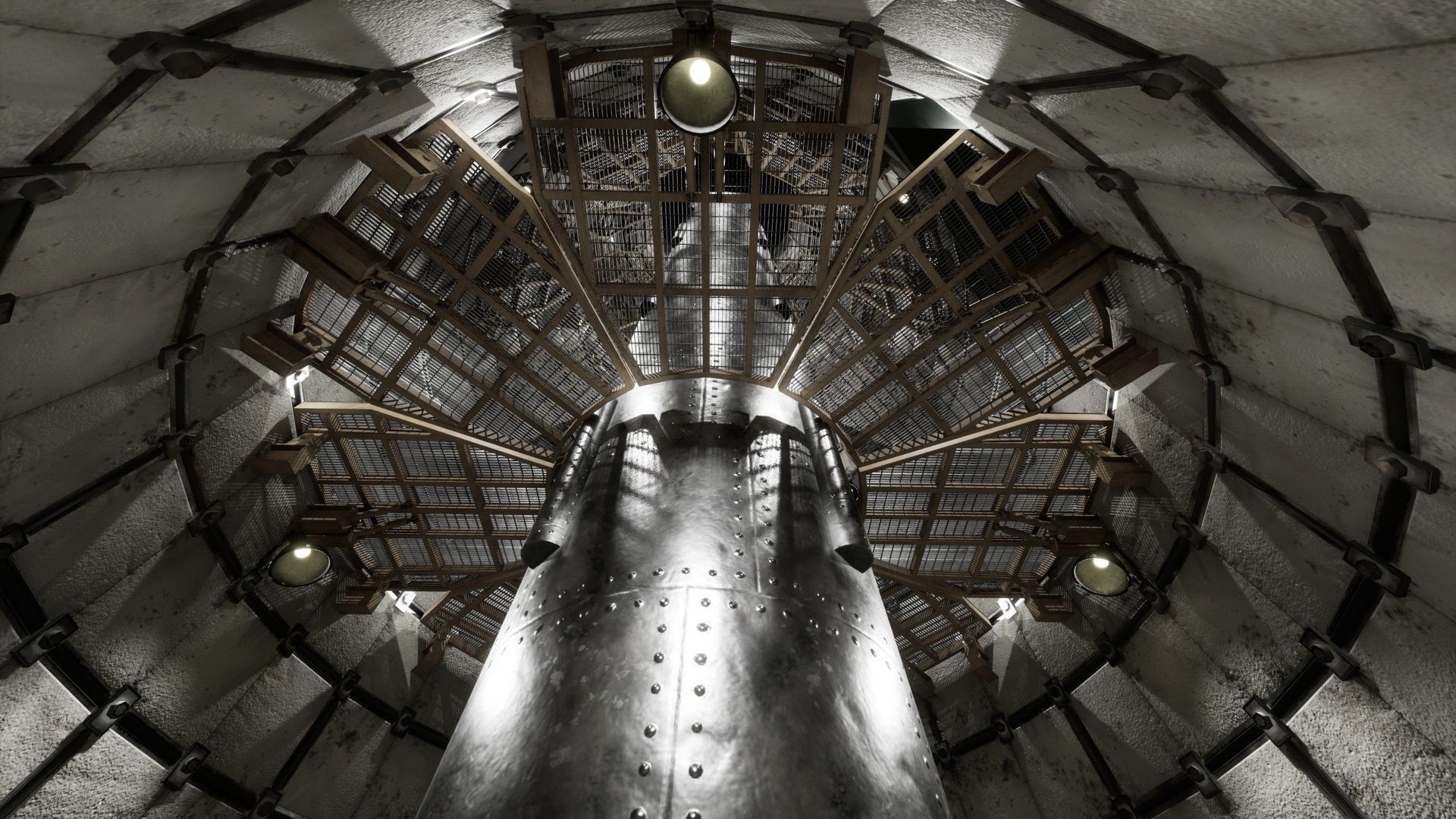 Nuclear Missile Launch Bunker - Environment Low-poly 3D model_15