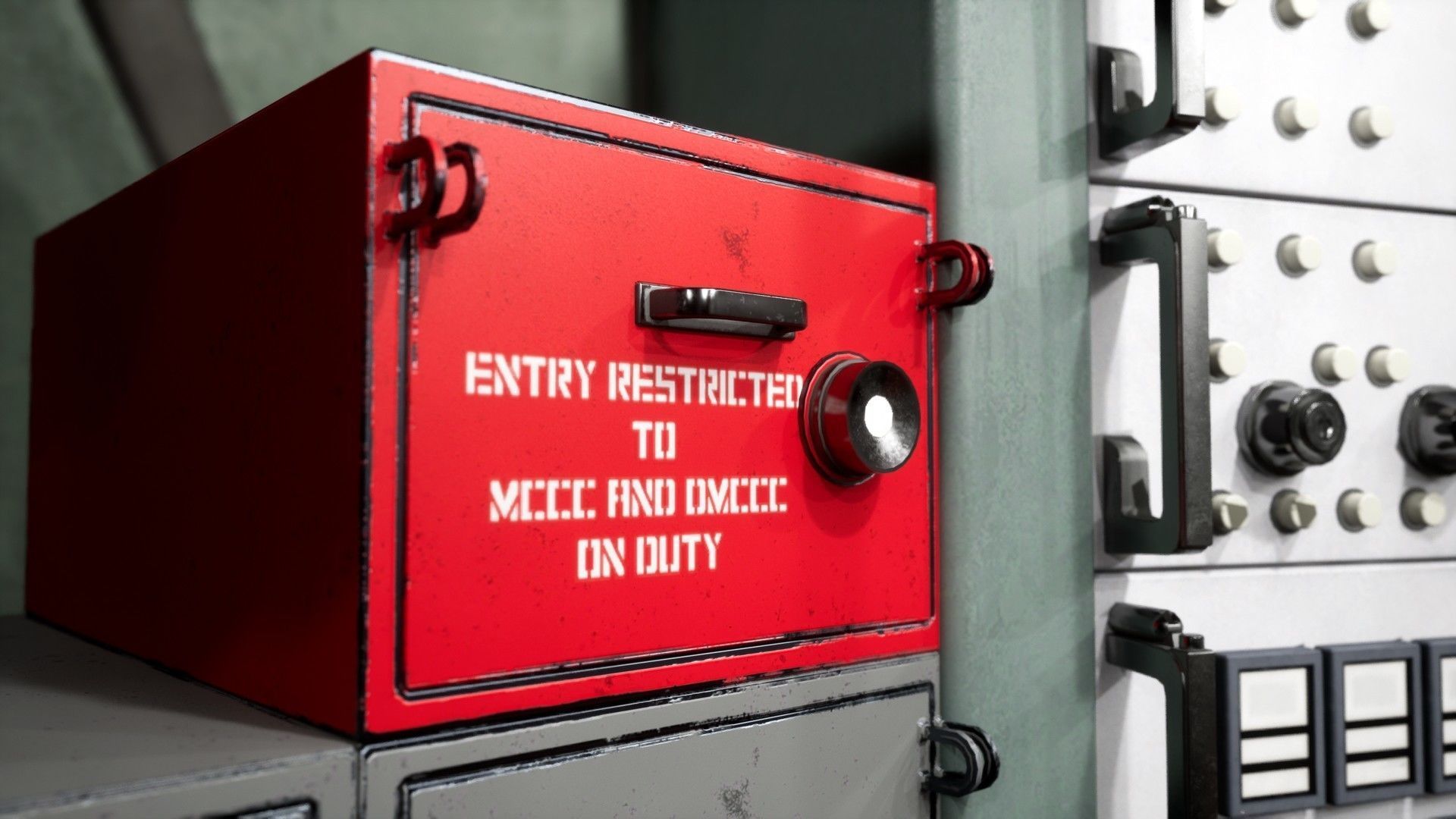 Nuclear Missile Launch Bunker - Environment Low-poly 3D model_14