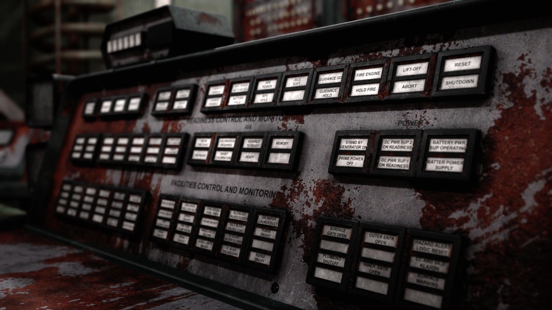 Nuclear Missile Launch Bunker - Environment Low-poly 3D model_20