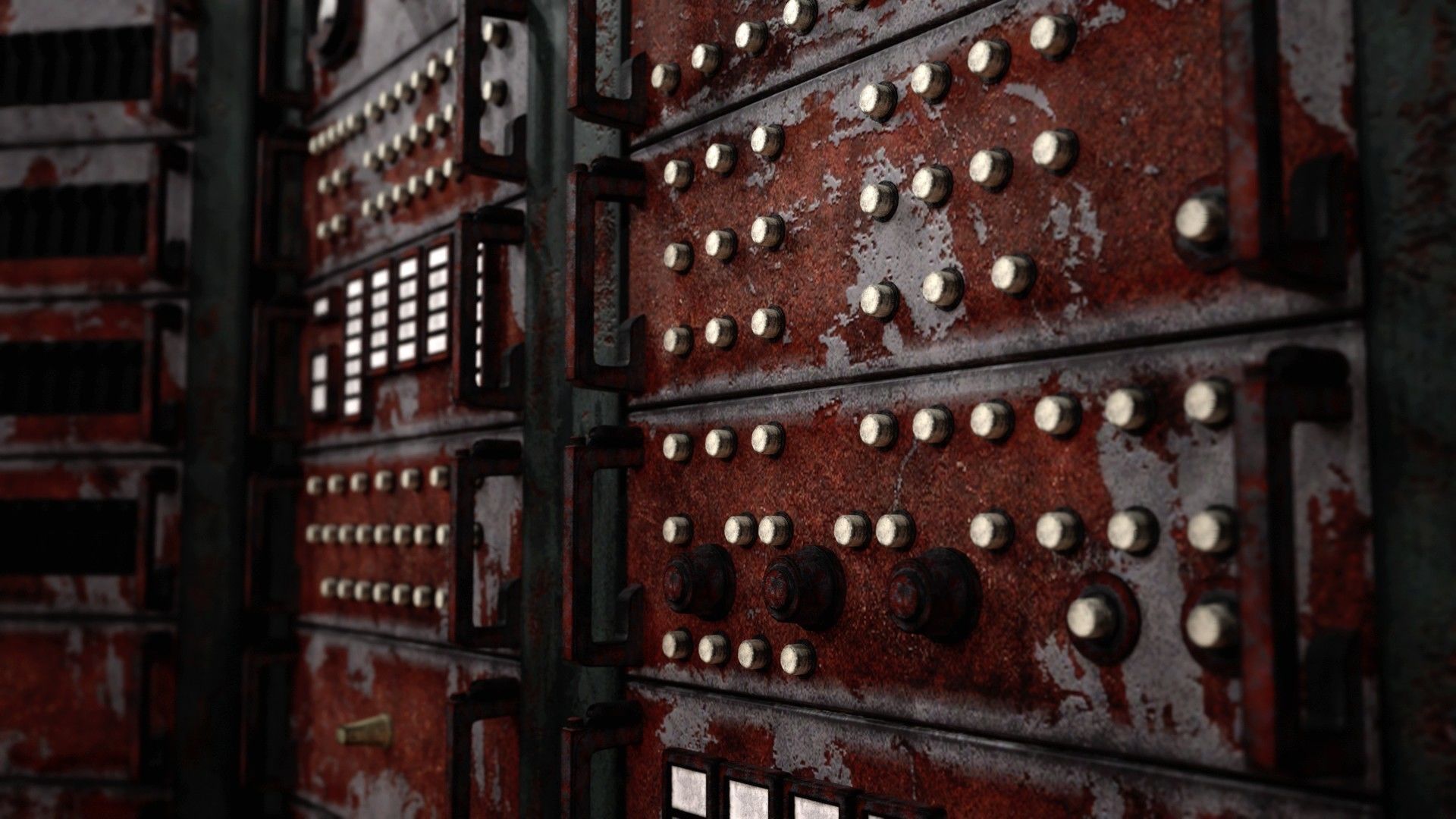 Nuclear Missile Launch Bunker - Environment Low-poly 3D model_19