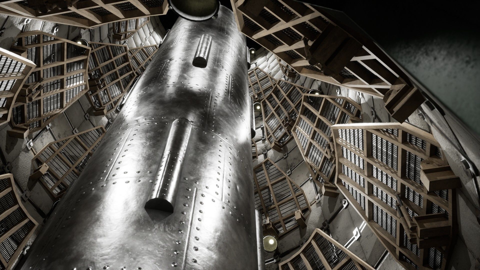 Nuclear Missile Launch Bunker - Environment Low-poly 3D model_5