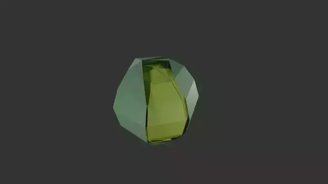 cabbage low-poly vase