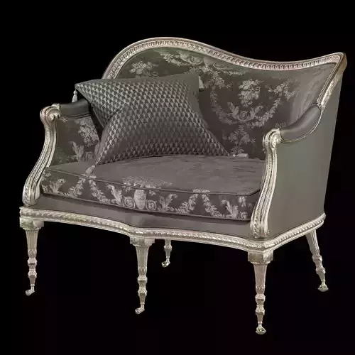 RONALD PHILLIPS Brocket armchair