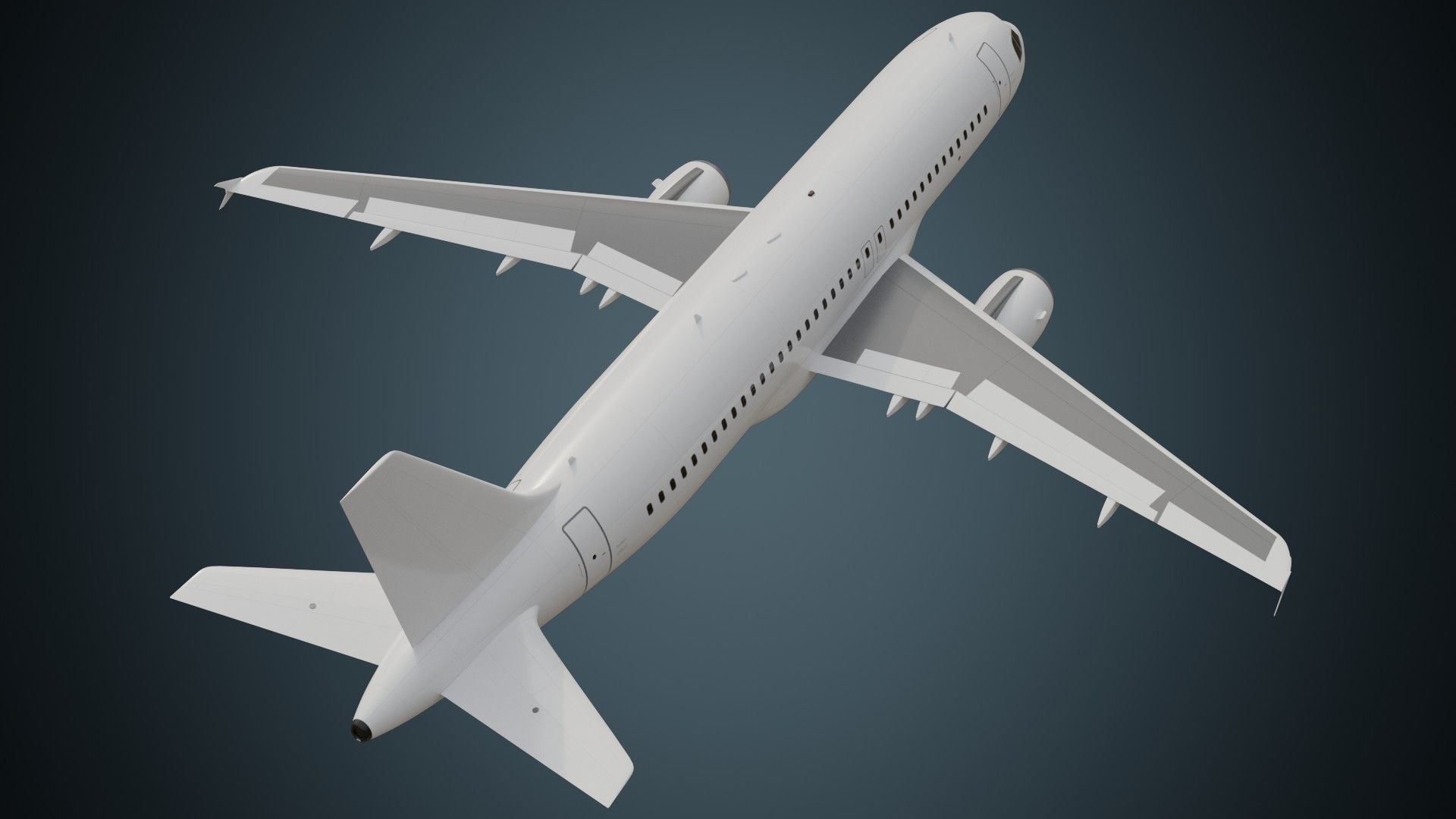 Airliner 1C Low-poly 3D model_3