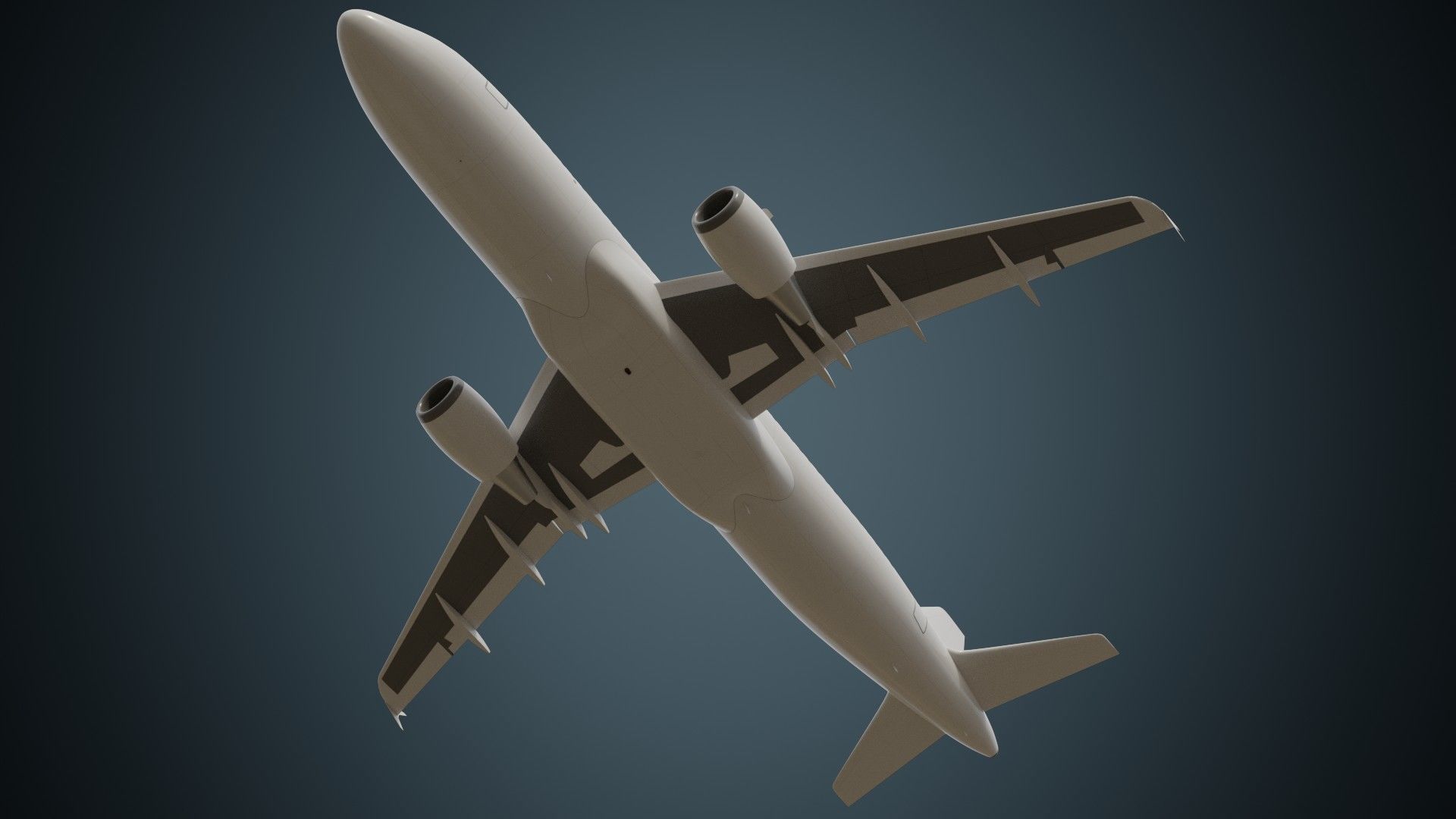Airliner 1C Low-poly 3D model_5