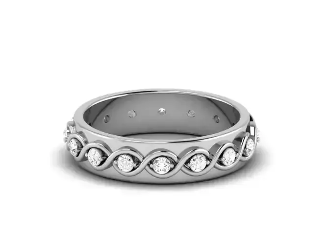 Womens Diamond Ring  3dm Render Detail
