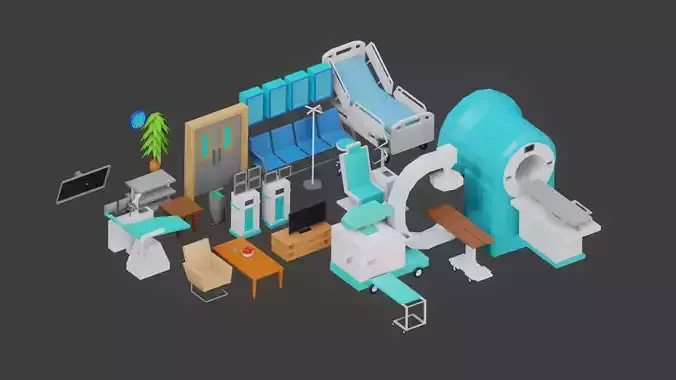 LowPoly Medical Pack